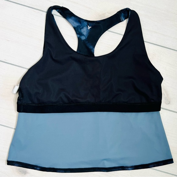 Old Navy Powersoft Racerback Built In Bra Athletic Crop Top XXL - Picture 3 of 6